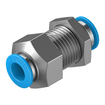 Festo Push-In Bulkhead Connector QSS-8-F QSS-8-F